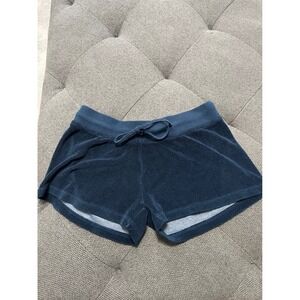 Hard Tail Terry Shorts Lounge‎ Drawstring Comfy Casual Blue XL